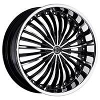 2Crave No.13 Wheel Rim 20x8 ET+40mm 72.56mm Glossy Black/ Machined Face & Lip