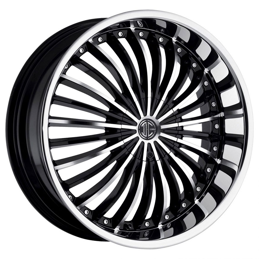 2Crave No.13 Wheel Rim 18x7.5 5x112 ET+40mm 72.56mm Glossy Black/ Machined Face/ Machined Lip