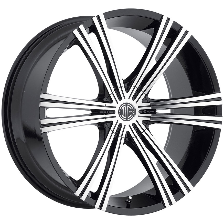 2Crave No.28 Wheel Rim 20x8.5 5x112 ET+35mm 74.10mm Glossy Black/ Machined Face