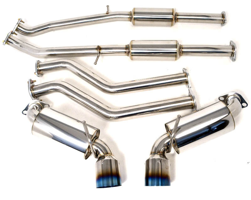 Agency Power Catback Exhaust Titanium Tips Nissan 370Z 09-14 