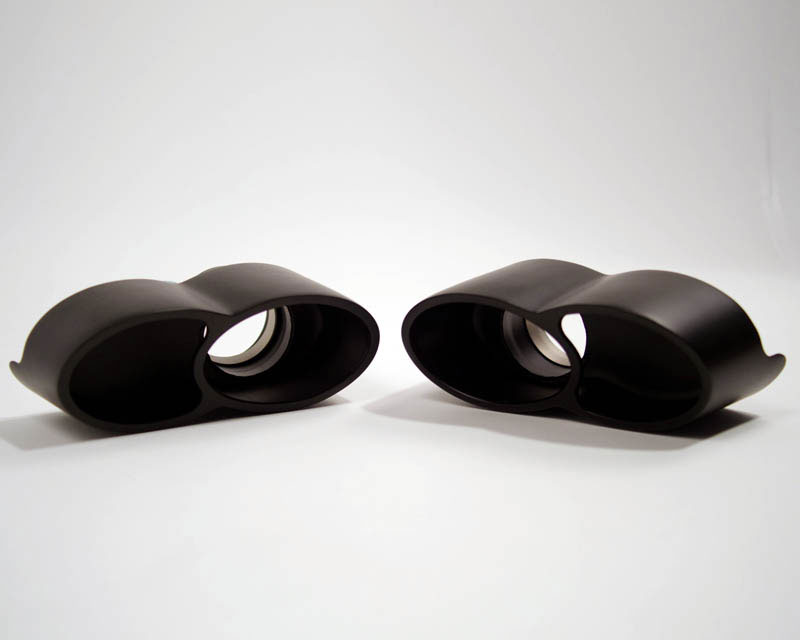 Agency Power Quad Oval Exhaust Tips Porsche 997 Turbo 07-09 