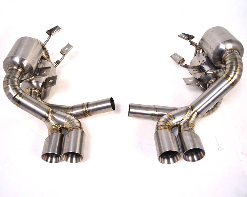 Agency Power Titanium Exhaust System with Quad Tips Porsche 997 Carrera 05-08 