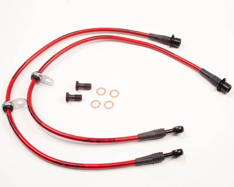 Agency Power Front Steel Braided Brake Lines Scion xB/xA 04-06 