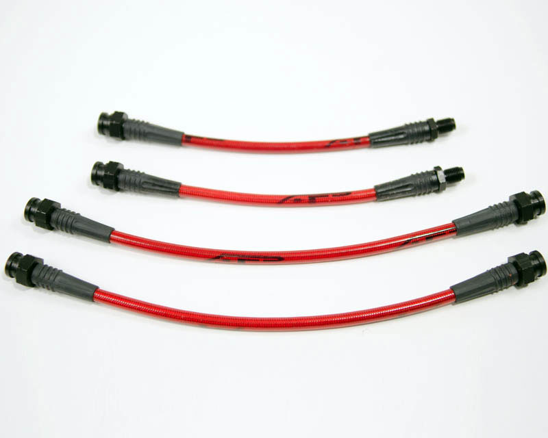 Agency Power Front Steel Braided 4pc Brake Line Kit Mitsubishi Eclipse 89-94 