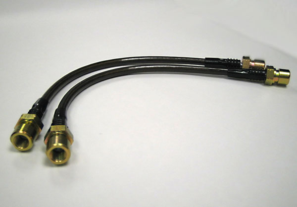 Agency Power Front Steel Braided Brake Line Porsche 993/964 91-98 