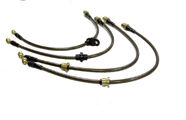 Agency Power Front Steel Braided Brake Lines Ford Mustang Cobra 94-98 