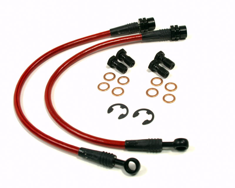 Agency Power Front Steel Braided Brake Lines Ford Mustang Cobra 99-04 