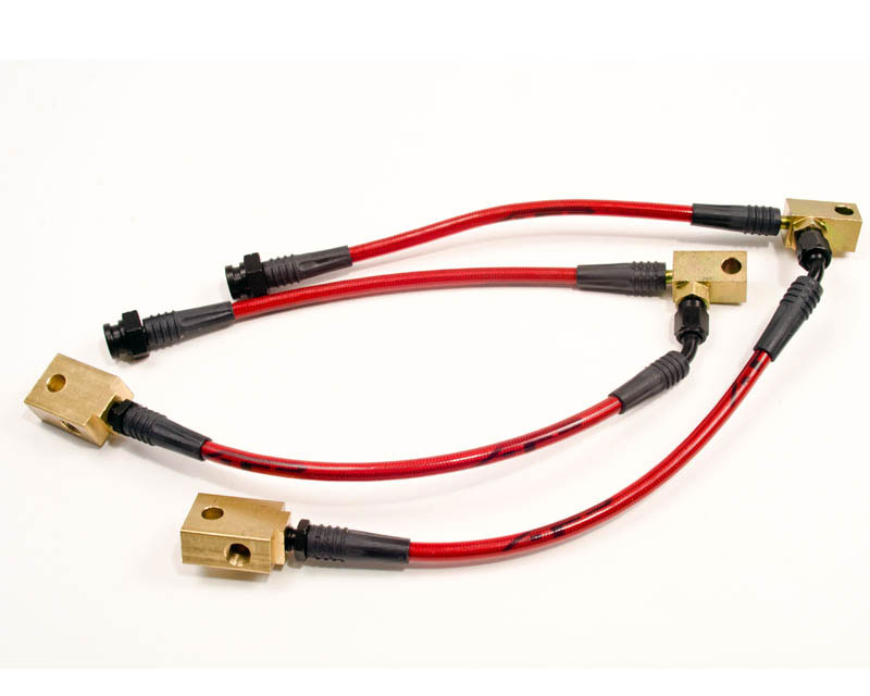 Agency Power Front Steel Braided Brake Lines Nissan R35 GT-R 09-12 