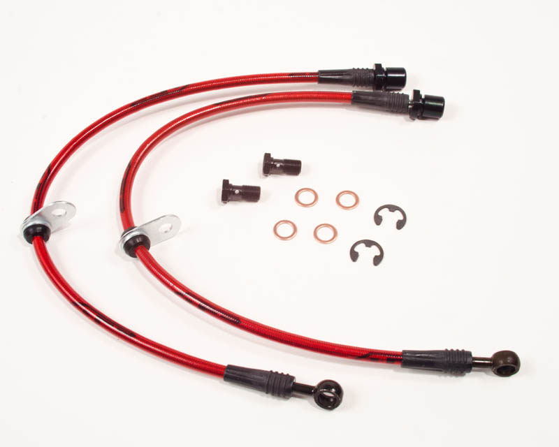 Agency Power Front Steel Braided Brake Lines Subaru Legacy 2.5GT 05-09 