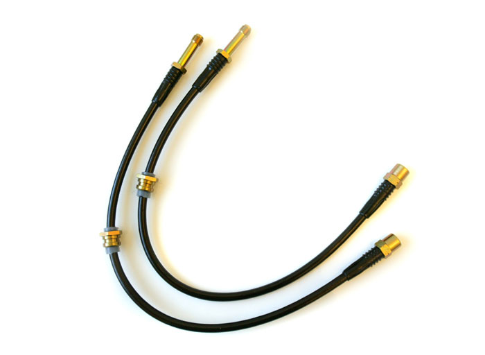 Agency Power Rear Steel Braided Brake Lines BMW E46 M3 01-05 