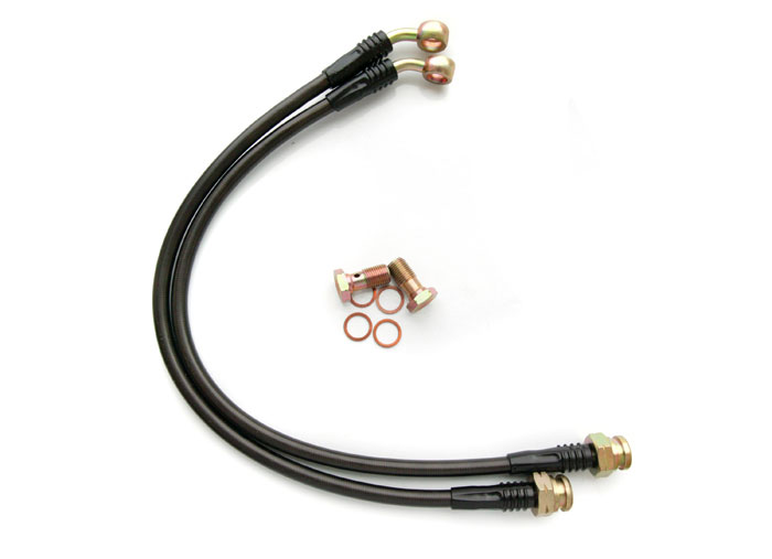 Agency Power Rear Steel Braided Brake Lines Chevrolet C6 Corvette 05-13 
