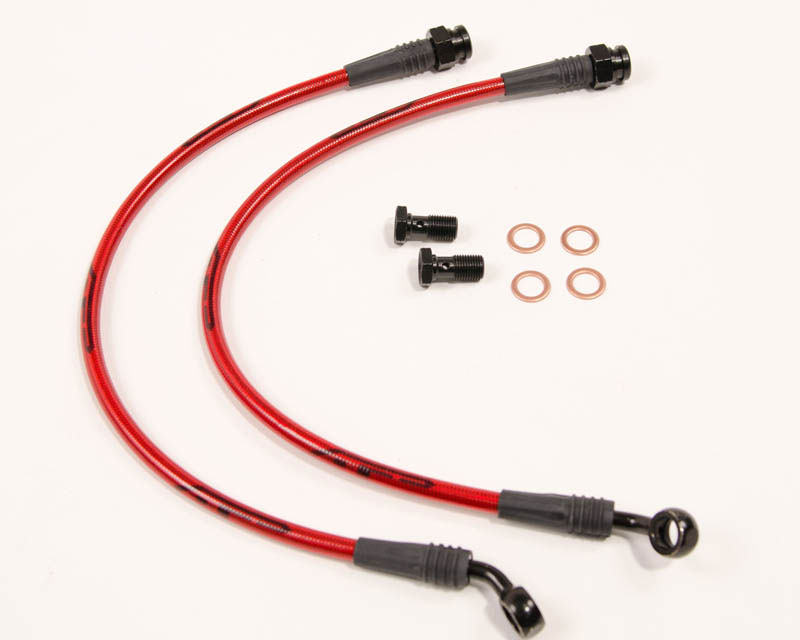 Agency Power Rear Steel Braided Brake Lines Hyundai Genesis 09-12 