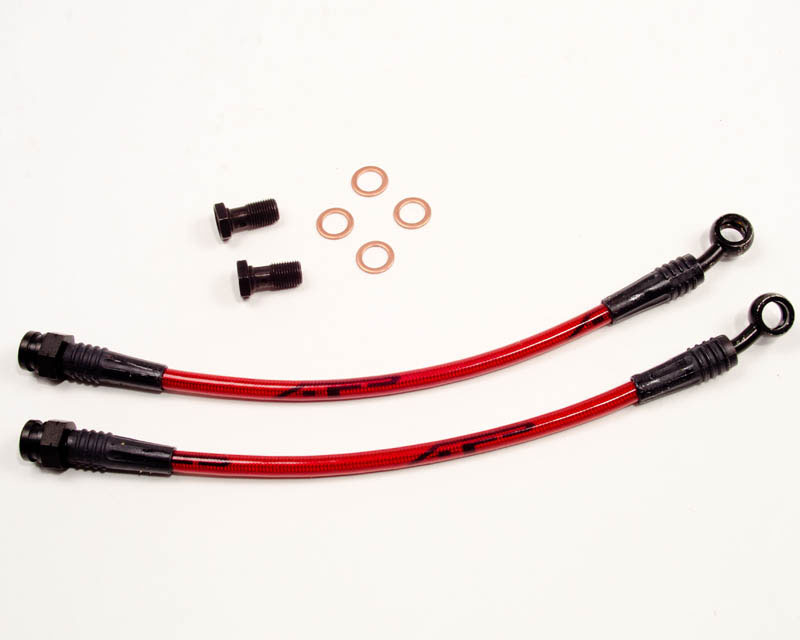 Agency Power Rear Steel Braided Brake Lines Mazda RX-8 03-11 