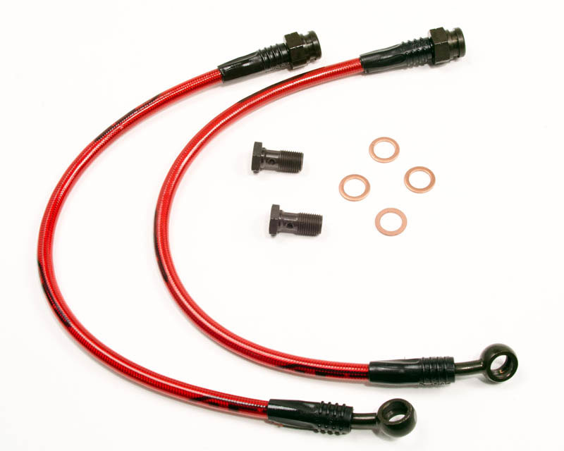 Agency Power Rear Steel Braided Brake Lines Mazda RX7 93-95 