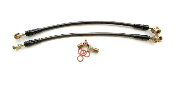 Agency Power Rear Steel Braided Brake Lines Mitsubishi EVO VIII 03-05 