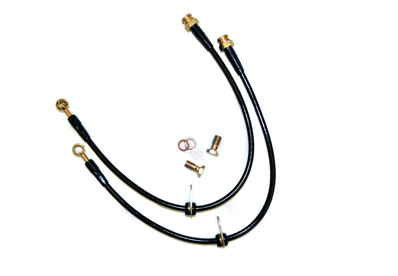 Agency Power Rear Steel Braided Brake Lines Mitsubishi EVO X 08-12 