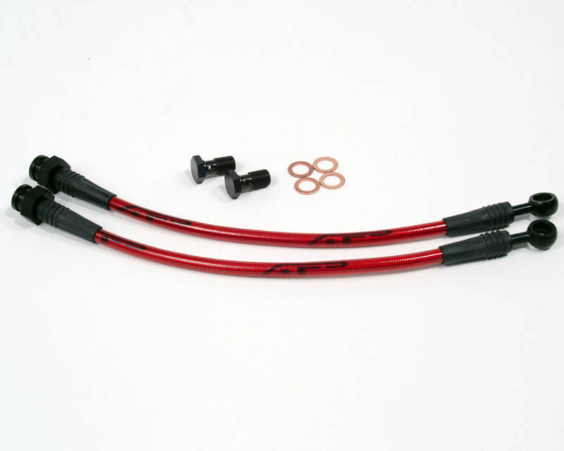 Agency Power Rear Steel Braided Brake Lines Nissan 240SX S13 89-94 