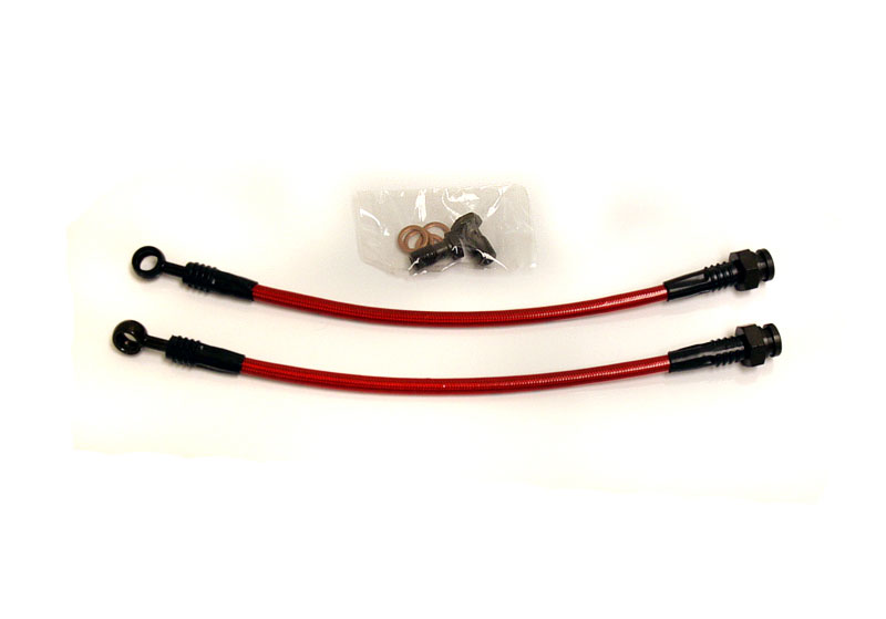 Agency Power Rear Steel Braided Brake Lines Nissan 240SX S14 95-98 
