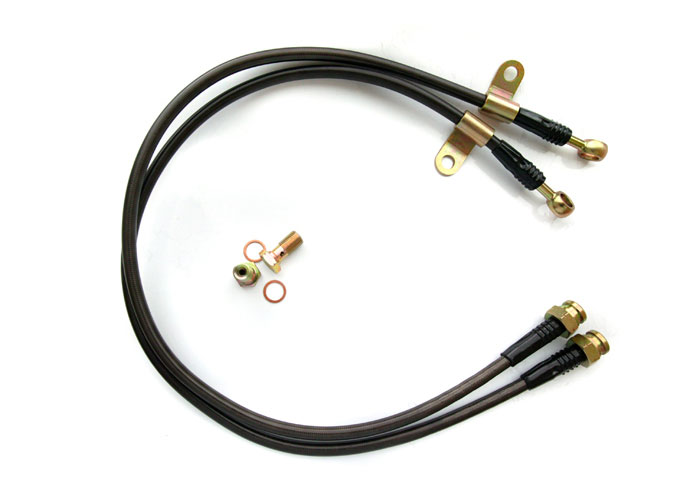 Agency Power Rear Steel Braided Brake Lines Nissan 350Z 03-08 