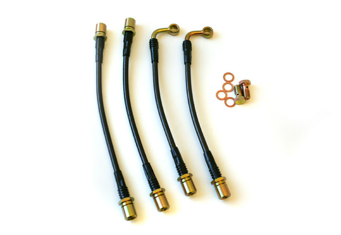 Agency Power Rear Steel Braided Brake Lines Subaru Legacy 2.5GT 05-09 