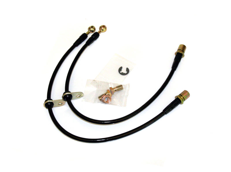 Agency Power Rear Steel Braided Brake Lines Subaru STI 08-12 