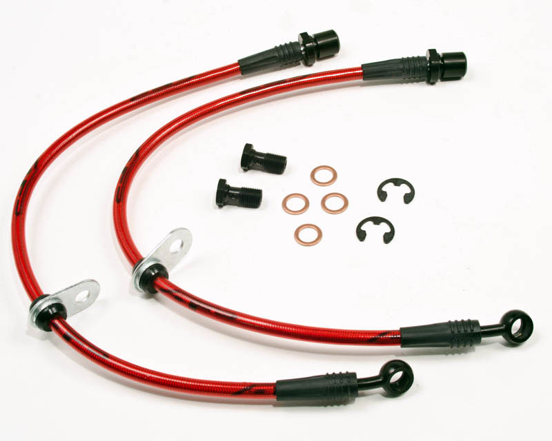Agency Power Rear Steel Braided Brake Lines Subaru WRX 08-12 
