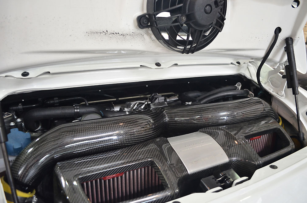 Agency Power Carbon Fiber High Flow Y-Pipe Kit Porsche 997.2 Turbo 10-12 