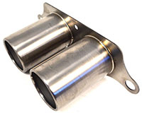 Agency Power Titanium Exhaust Brushed Tips Porsche 997 GT3 GT3RS 07-12 