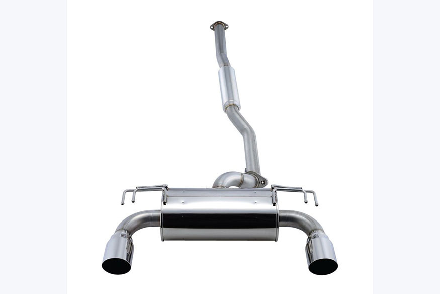 Apexi RS EVO Exhaust Mitsubishi EVO X 08+ 70mm. - 75mm. X 2 Piping 120mm. x 2 Tip