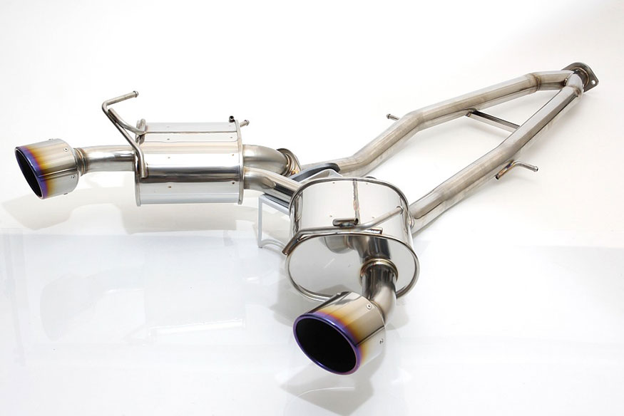Apexi RS EVO Extreme Exhaust Nissan 370Z (non-resonators) 09+ 60mm x 2 Piping 123mm x 2 Tip