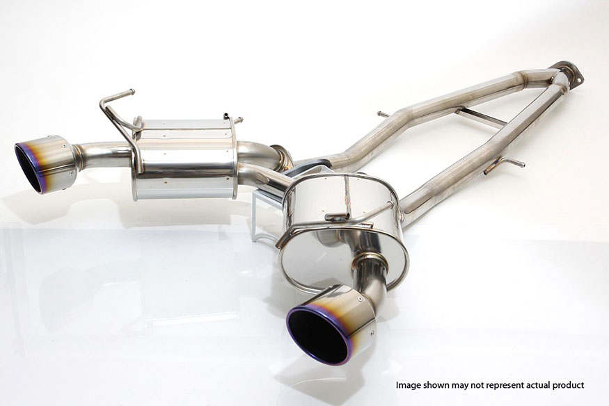 Apexi RS EVO Extreme Exhaust Nissan 370Z (w/ resonators) 09+ 60mm x 2 Piping 123mm x 2 Tip
