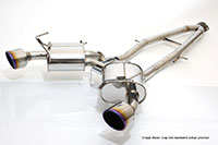 Apexi RS EVO Extreme Exhaust Nissan 370Z (w/ resonators) 09+ 60mm x 2 Piping 123mm x 2 Tip