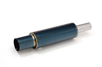 Apexi N1 Metal Universal Blue NA Muffler 60mm Inlet 90mm Tip