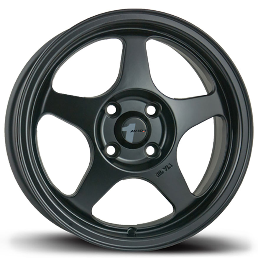 AVID1 AV 08 Wheel Rim 15x6.5 4x100 ET35 73.1 Matte Black