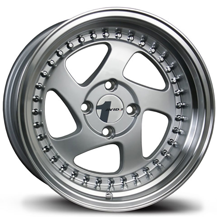 AVID1 AV 19 Wheel Rim 16x8 4x100 ET15 73.1 Silver/Polished Lip