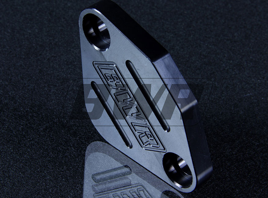 Blackworks Racing EGR Block Off Plate - Black