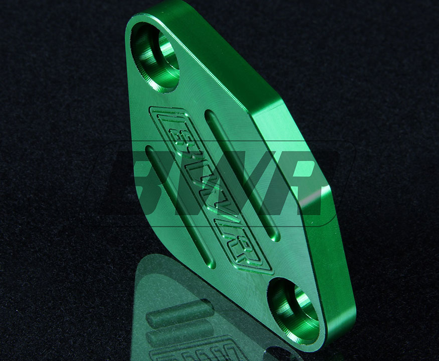 Blackworks Racing EGR Block Off Plate - Green