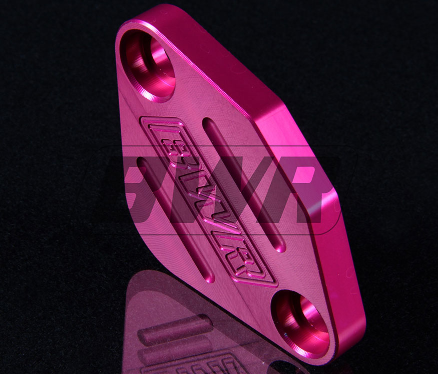 Blackworks Racing EGR Block Off Plate - Pink