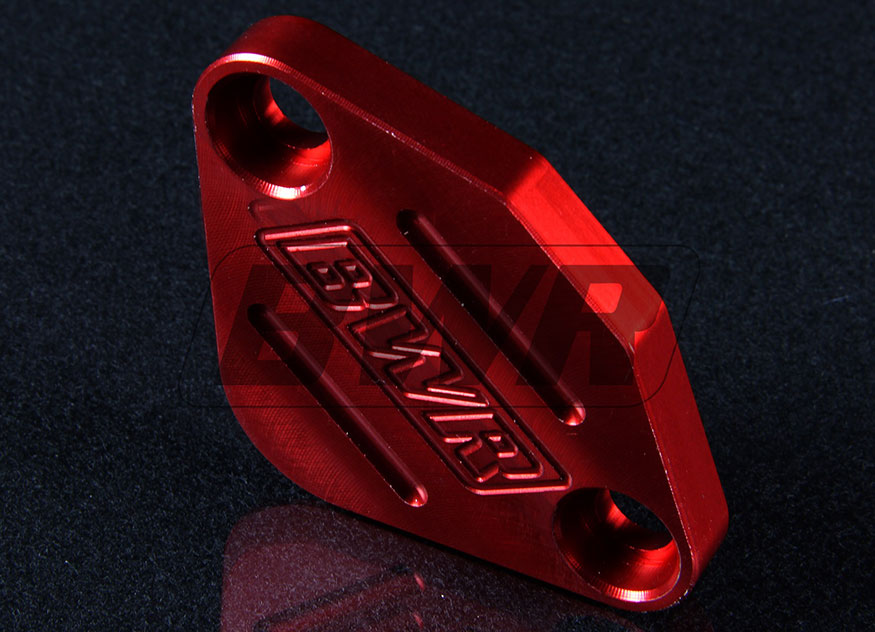 Blackworks Racing EGR Block Off Plate - Red