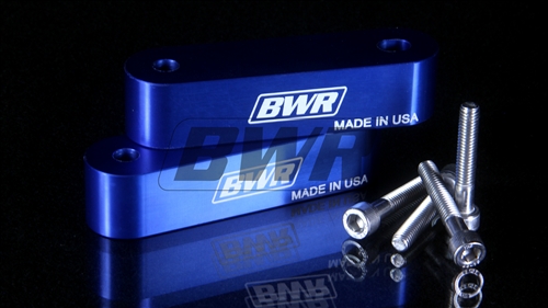 Blackworks Racing Hood Risers (Pair) Blue