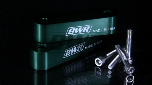 Blackworks Racing Hood Risers (Pair) Green