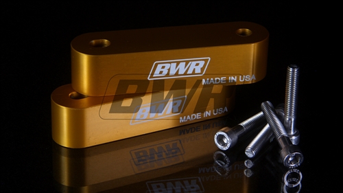 Blackworks Racing Hood Risers (Pair) Orange