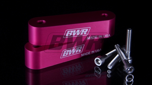 Blackworks Racing Hood Risers (Pair) Pink