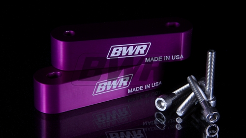 Blackworks Racing Hood Risers (Pair) Purple