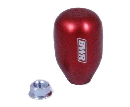 Blackworks Racing Alunimum Shift Knob -Red 6 Speed 10x1.5