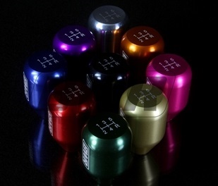 Blackworks Racing Alunimum Shift Knob -Orange 5 Speed 10x1.5