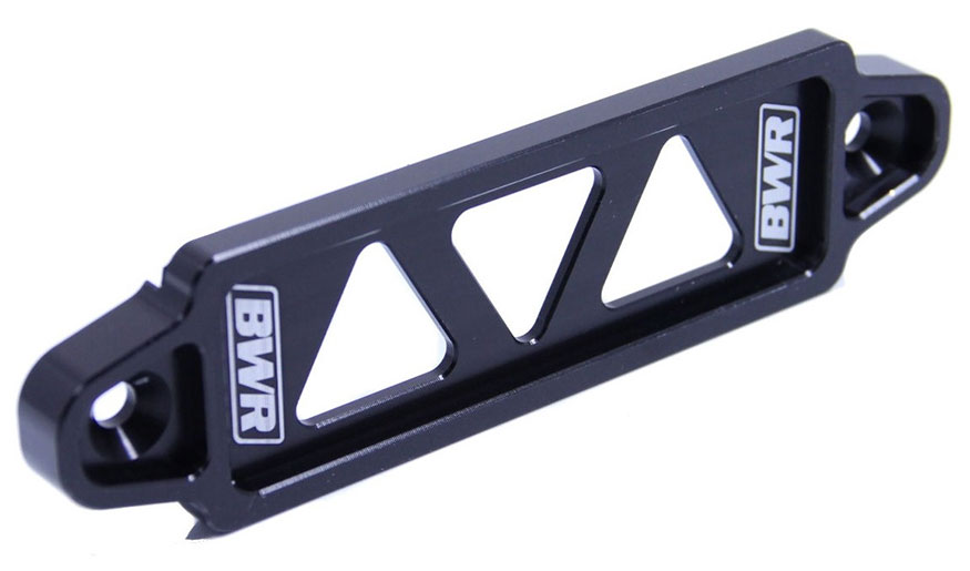 Blackworks Racing Billet Battery Tie Down, EG,EK,DC + Others Black
