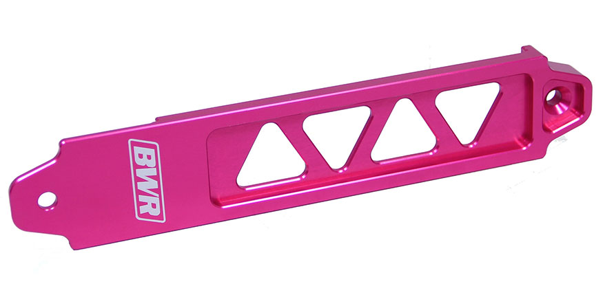 Blackworks Racing Billet Battery Tie Down, RSX/EP3 + Others Pink