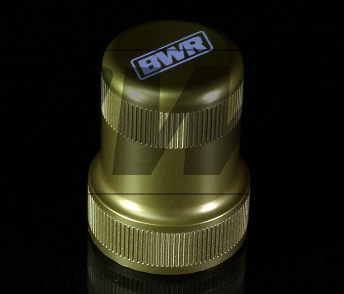 Blackworks Racing Vtec Solenoid Cover - Small - Honda/Acura 92-00 Gold