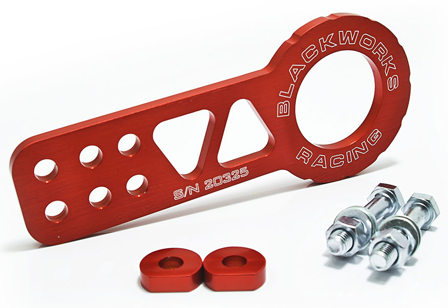 Blackworks Racing Front Tow Hook - Red